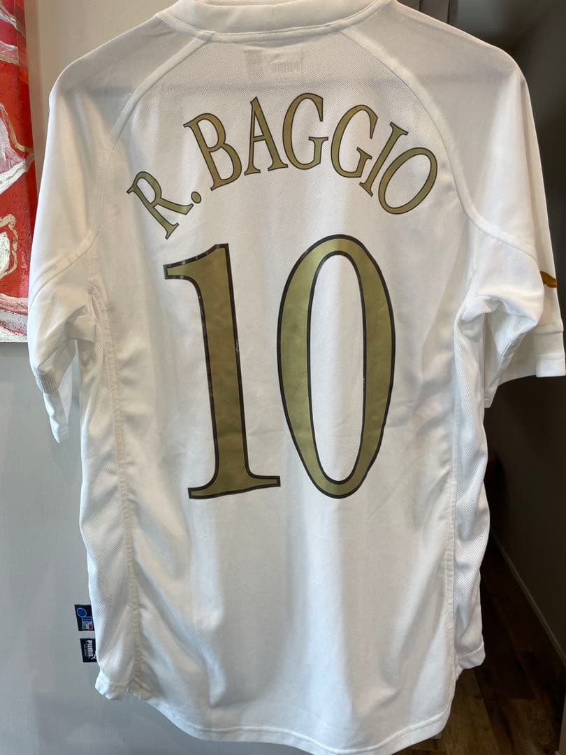 M*U様 2004年　イタリア代表　バッジョ　10番　正規品　当時物　代表ラスト