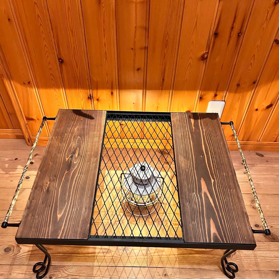 No.570 アイアンローテーブル コーヒーテーブル　リビングセンターテーブル