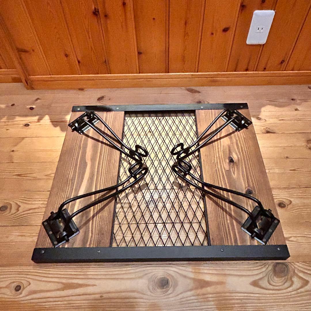 No.570 アイアンローテーブル コーヒーテーブル　リビングセンターテーブル