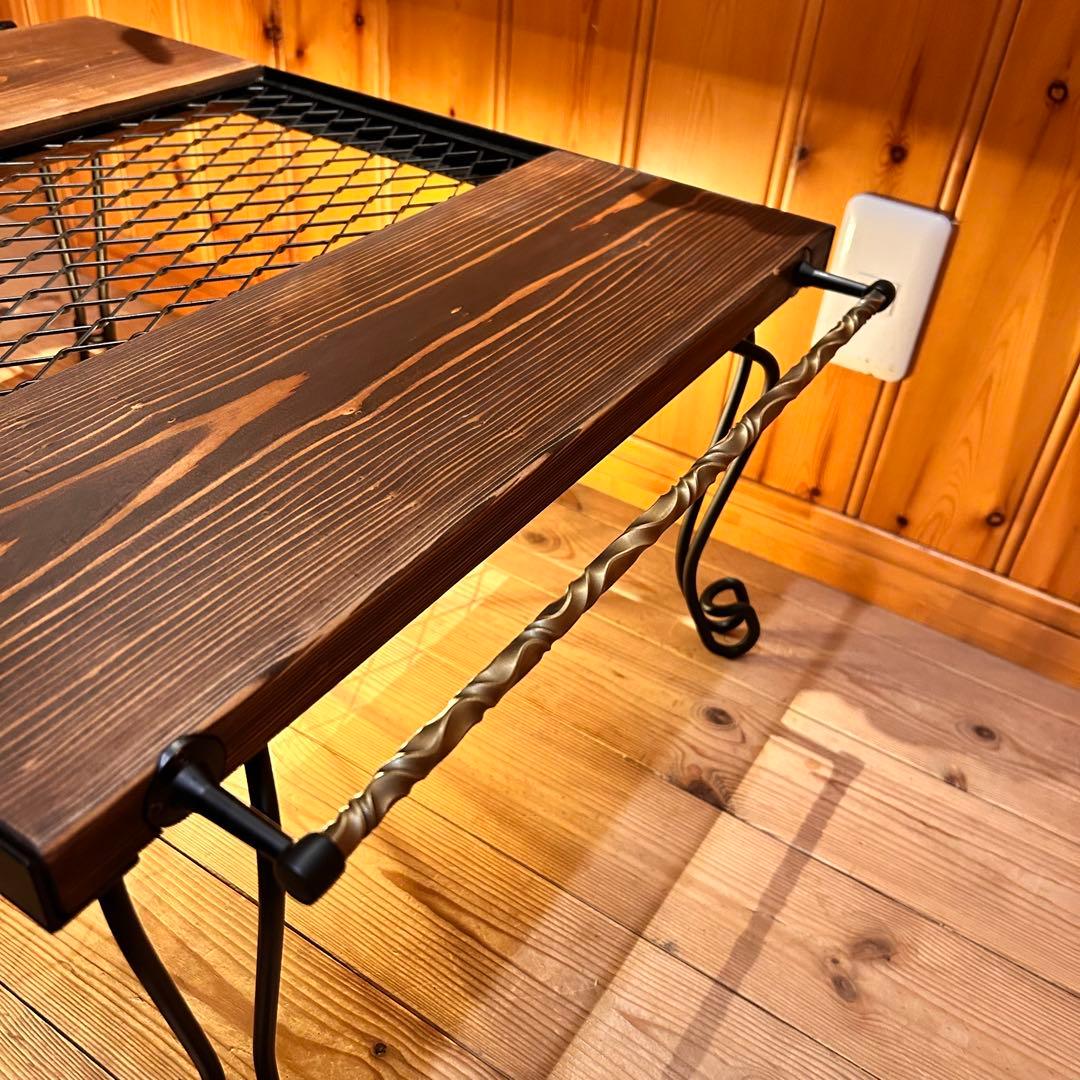 No.570 アイアンローテーブル コーヒーテーブル　リビングセンターテーブル