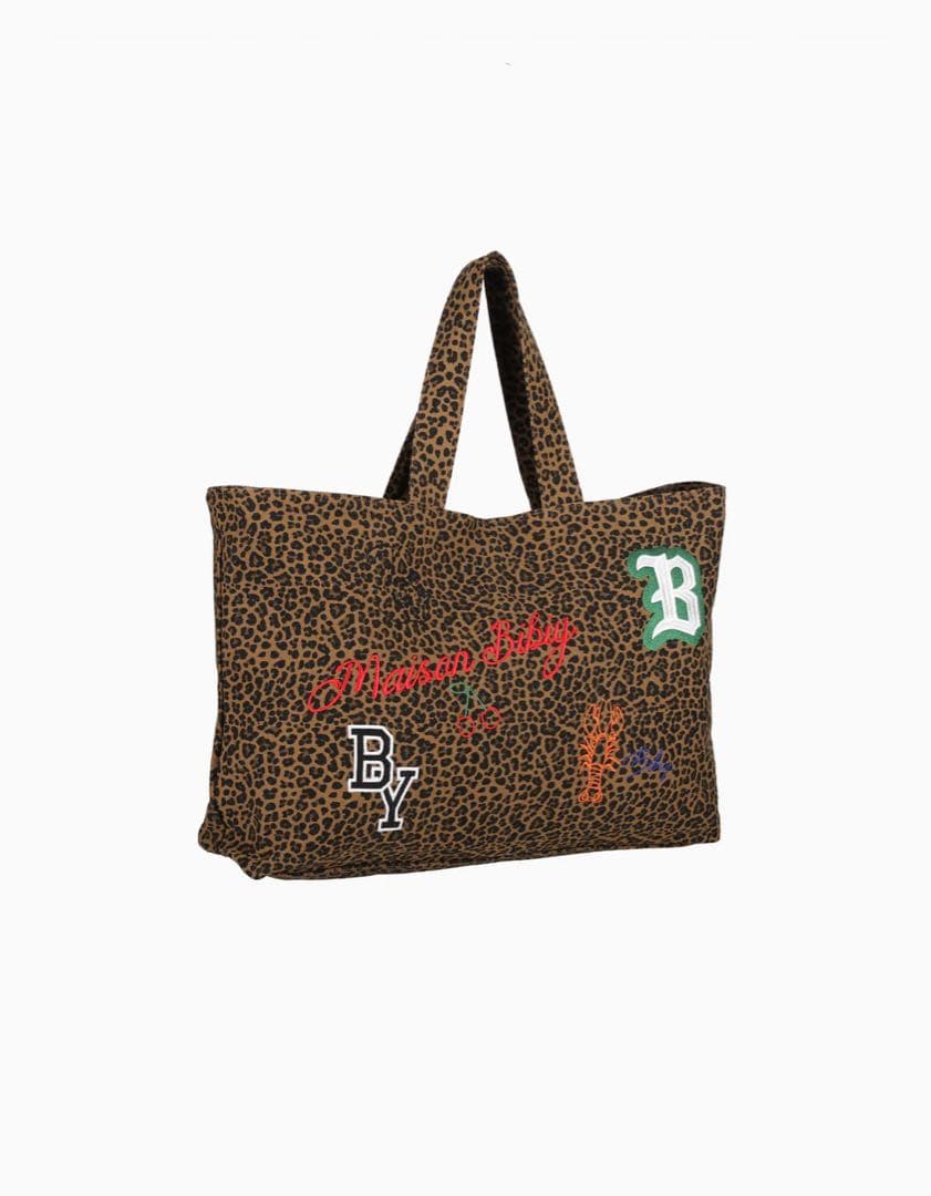 バッグ MAISON BIBIY. LEOPARD TOTE