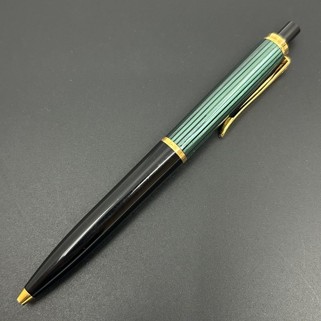 ペリカン スーべレーン k400 グリーンストライプ 緑縞 ボールペン
