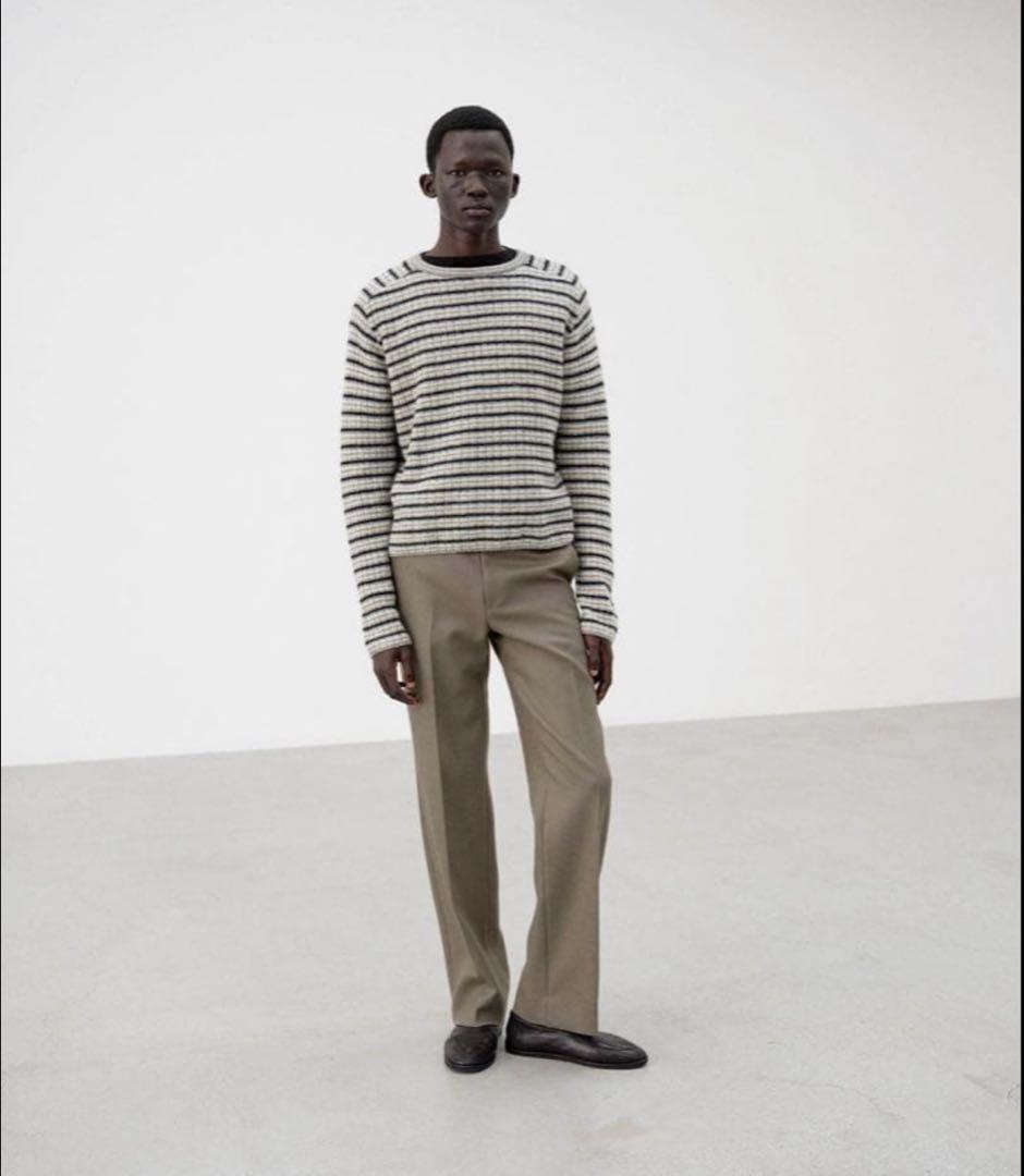 パンツ 25AW AURALEE LIGHT MELTON NARROW SLACKS