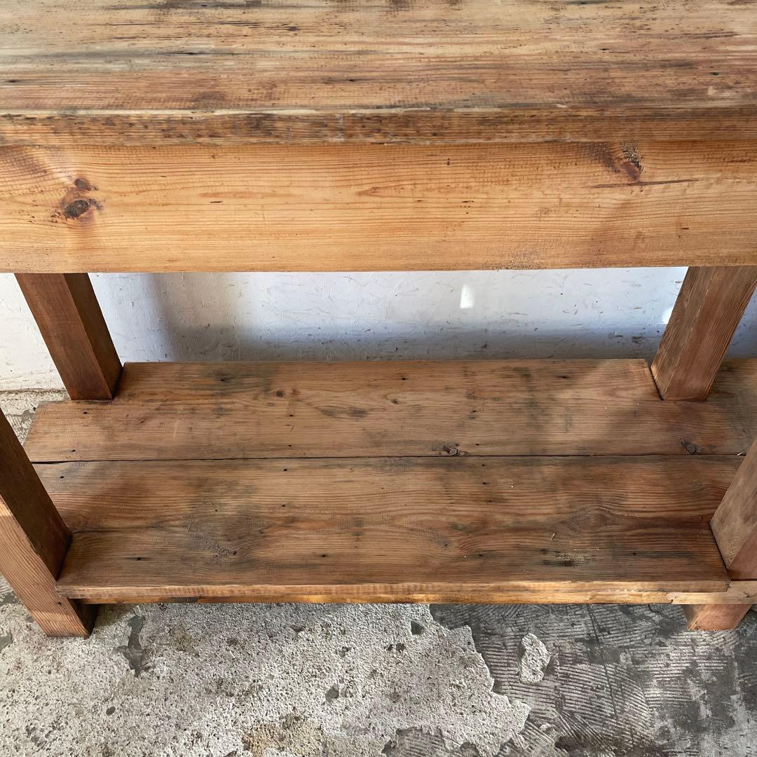 ビンテージ　キッチンカウンター　コンソール サイドボード　剥離