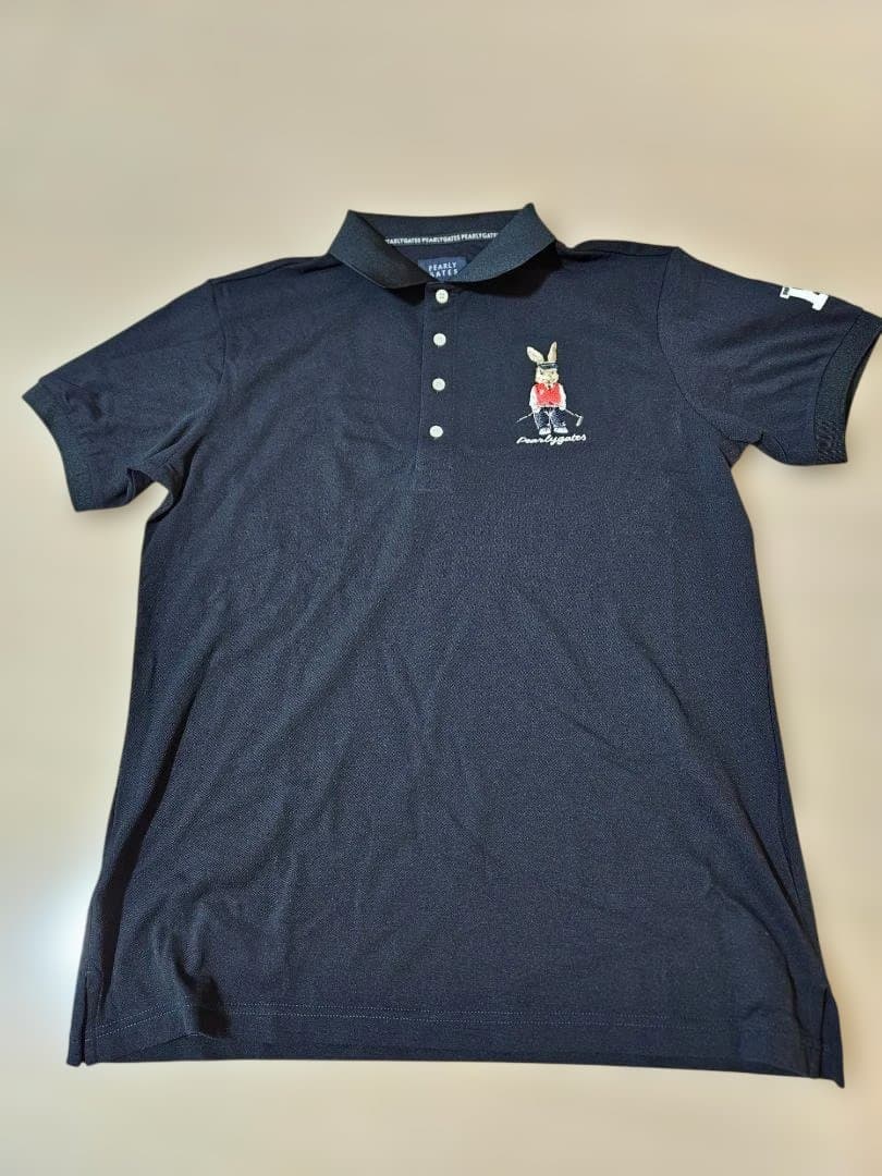 PEARLY GATES 黒 ポロシャツ サイズ6