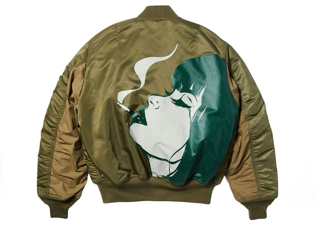 HUF × ALPHA INDUSTRIESコラボMA-1 リバーシブルGIRL