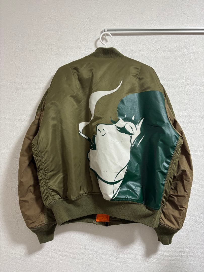 HUF × ALPHA INDUSTRIESコラボMA-1 リバーシブルGIRL