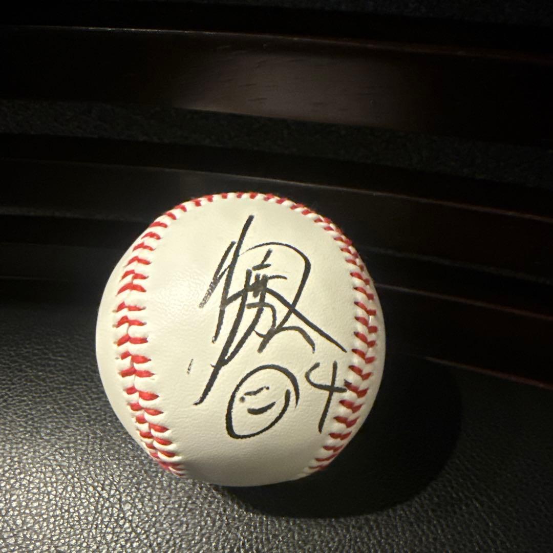 度会隆輝　直筆サインボール　Dena ベイスターズ　横浜