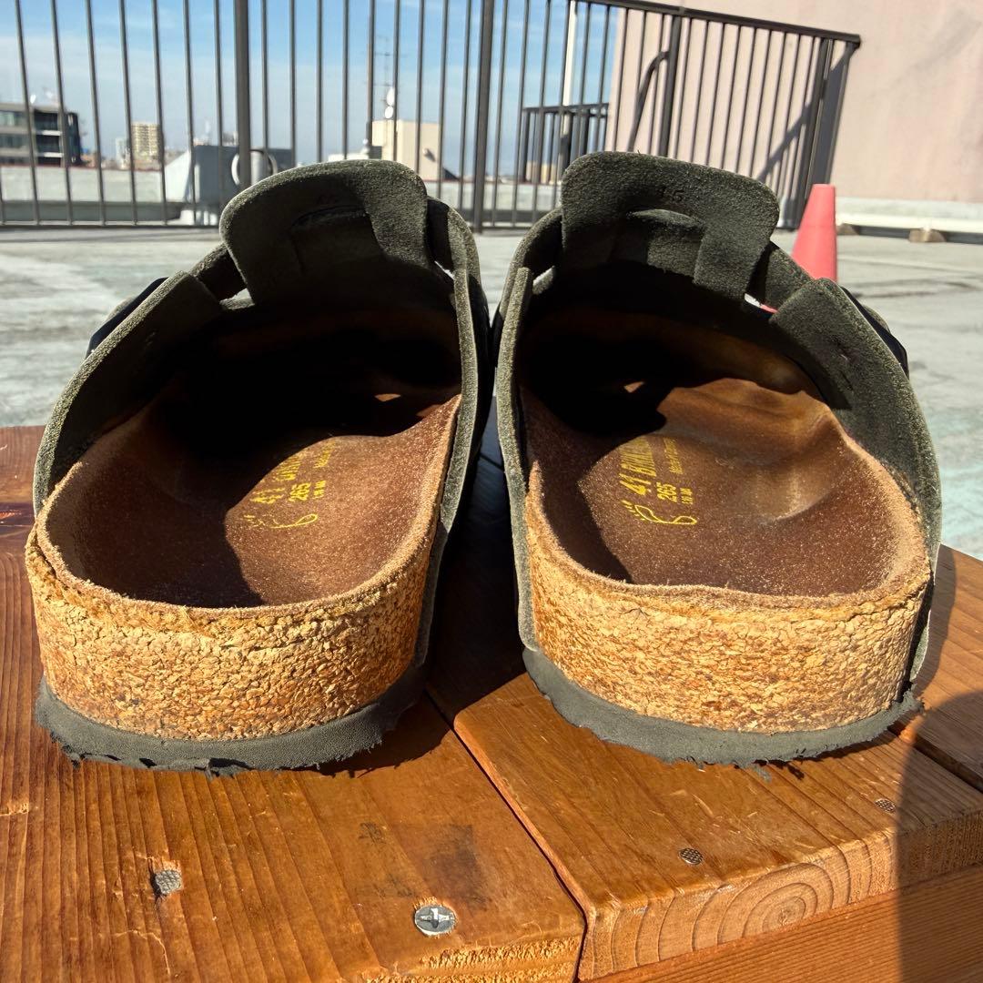 41 ボストン ビルケンシュトック 黒 スムースレザー