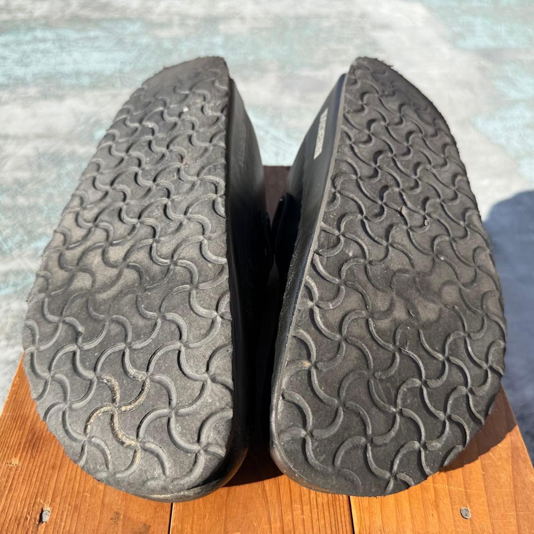 41 ボストン ビルケンシュトック 黒 スムースレザー