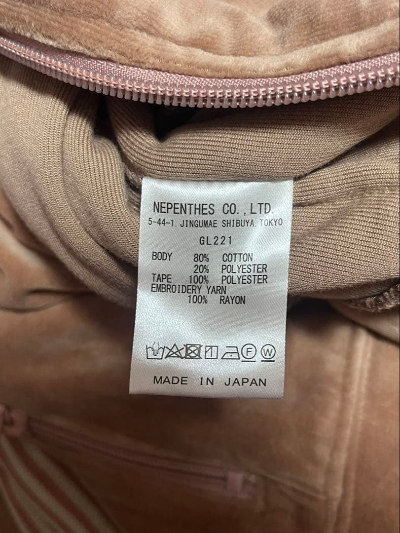 Needles ベロアセットアップ watson着用 Mサイズ 試着のみ