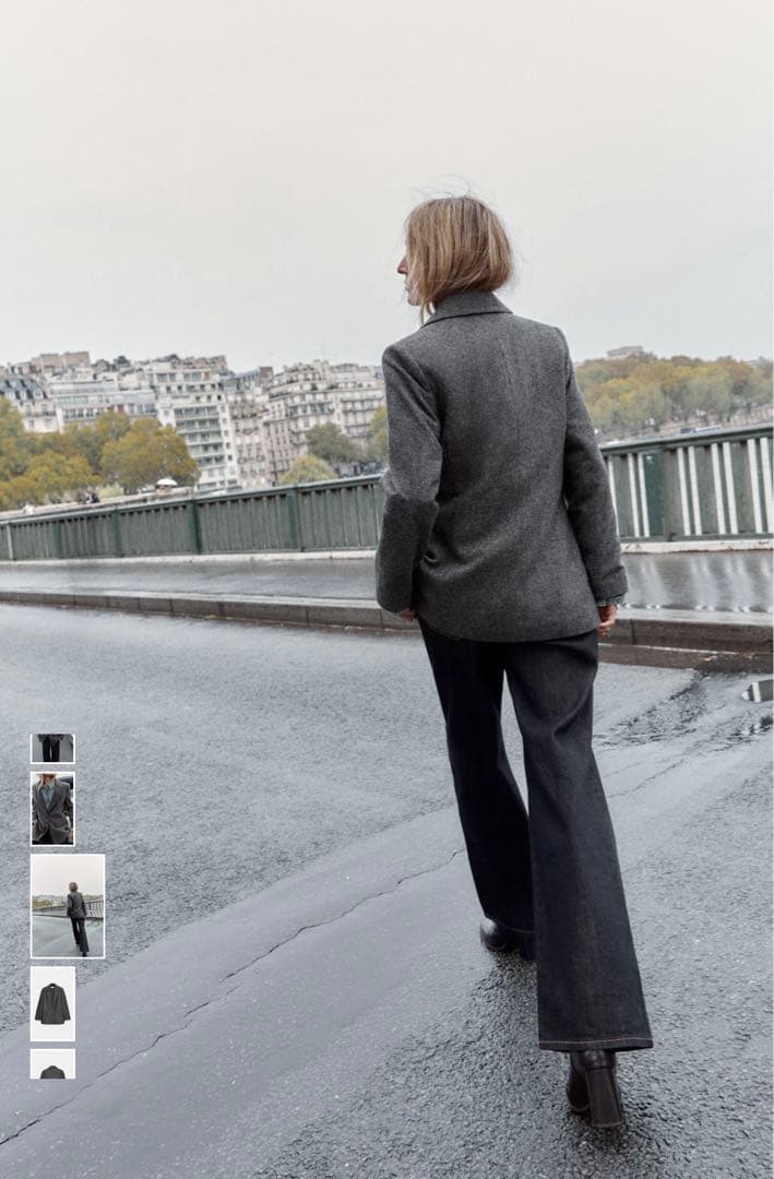 HERRINGBONE WOOL BLAZER ヘリンボーン ウール ブレザー