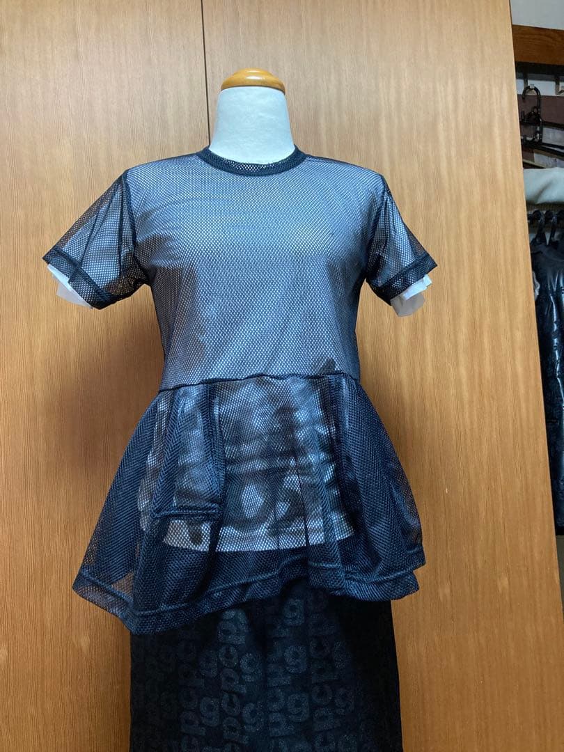 コムデギャルソン　メッシュ半袖Tシャツ