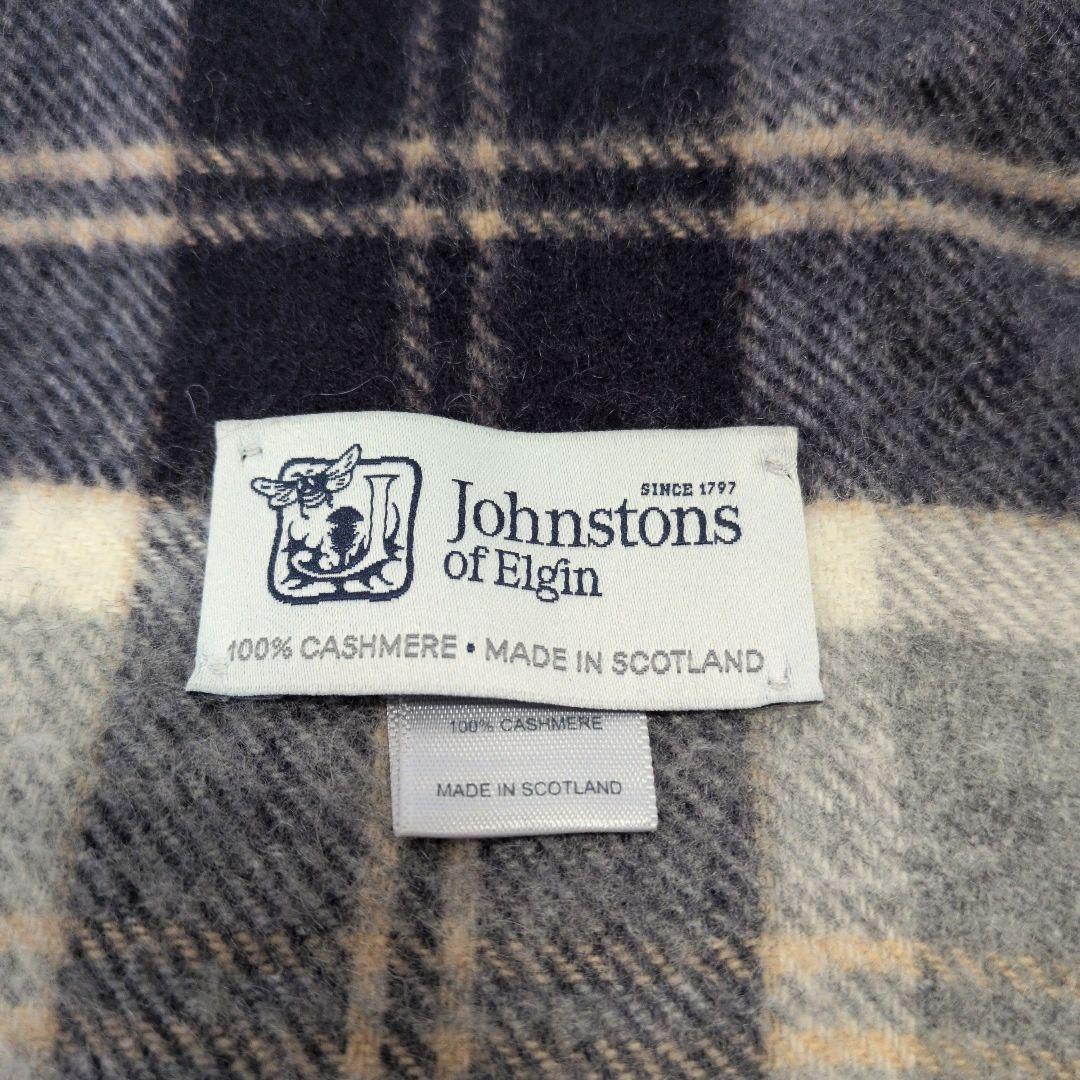 Johnstons of Elgin マフラー ストール カシミア100%