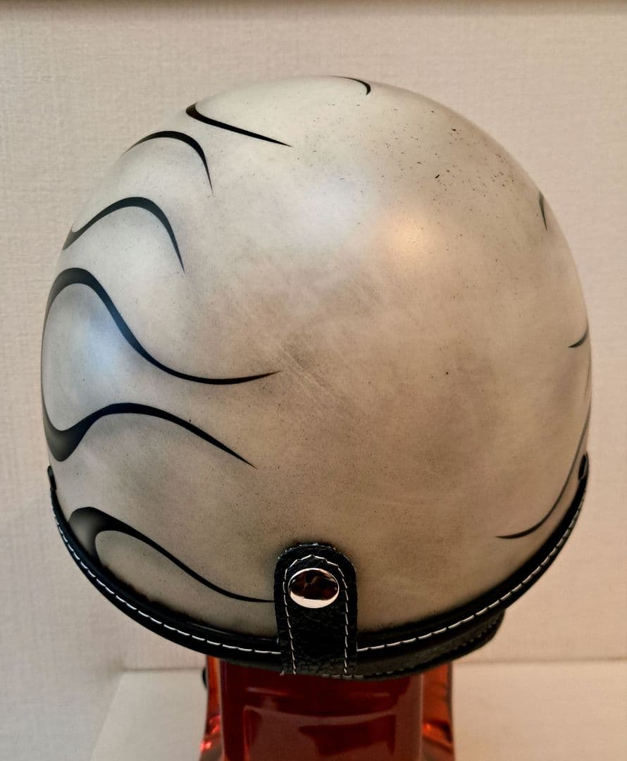 ショーティヘルメット　ポリヘル フレイムスエイジング塗装