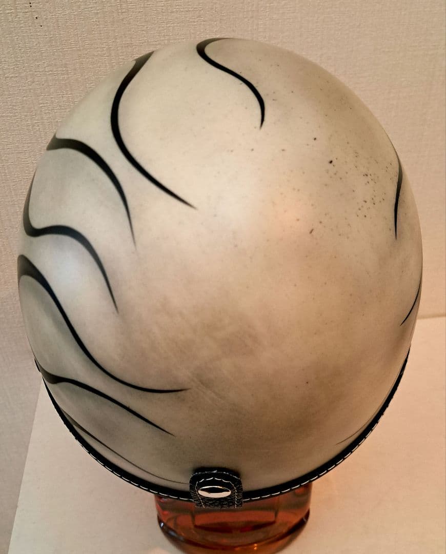 ショーティヘルメット　ポリヘル フレイムスエイジング塗装