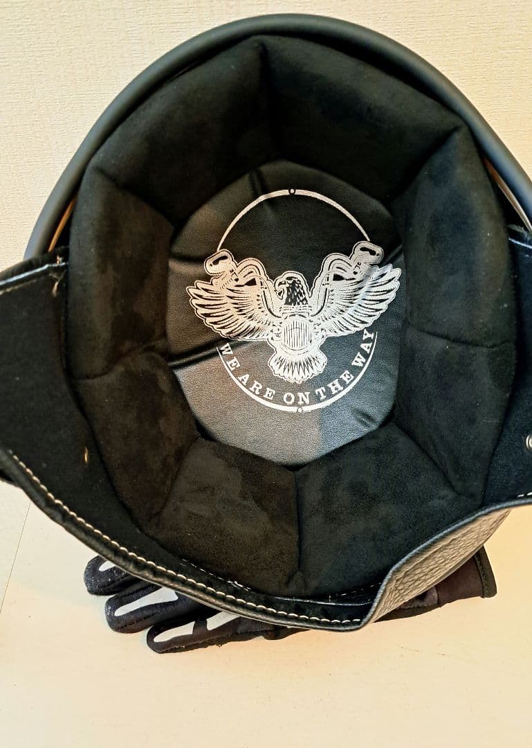 ショーティヘルメット　ポリヘル フレイムスエイジング塗装