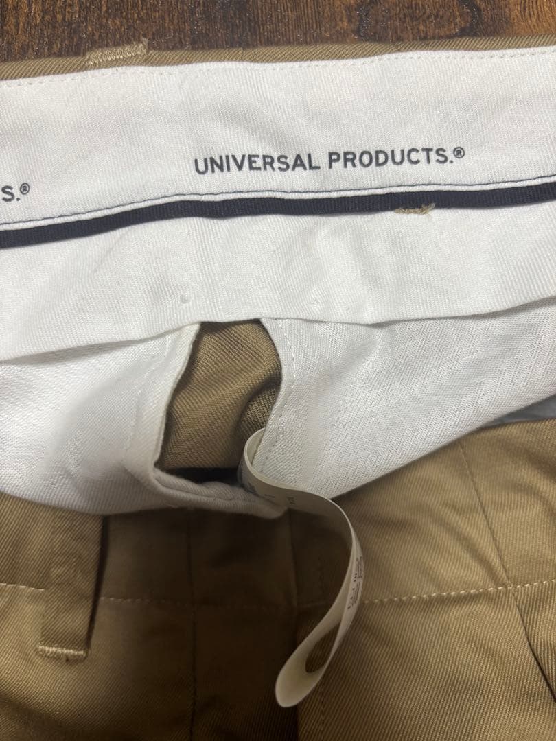 パンツ UNIVERSALPRODUCTS 2TUCK WIDE CHINO