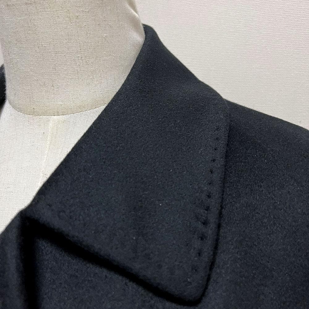 極美品 カシミヤ100 ARDENT-ZEAL 比翼 ロングチェスターコート M