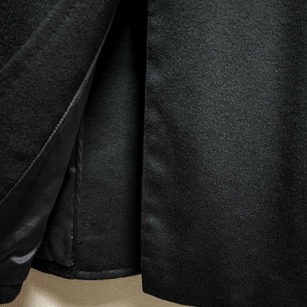 極美品 カシミヤ100 ARDENT-ZEAL 比翼 ロングチェスターコート M