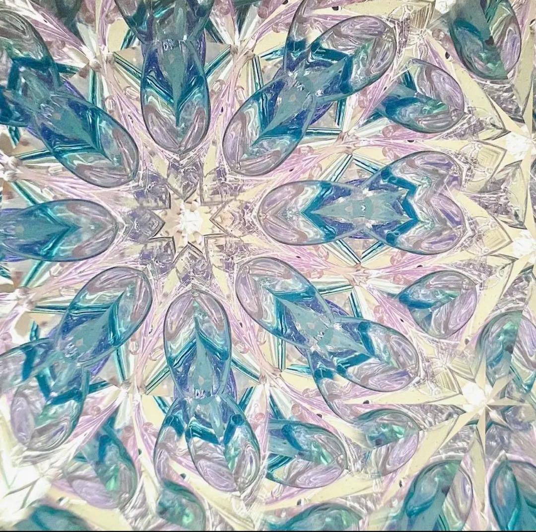 ガラスポッドの万華鏡 グラスニーク 「雨上がりの紫陽花」