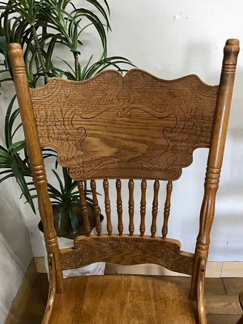 トモダン☆管845☆シンリー☆shin lee☆手彫彫刻☆ダイニングチェア