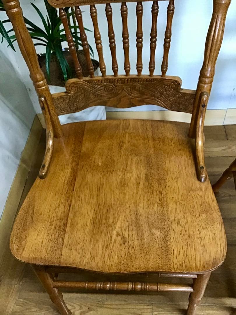 トモダン☆管845☆シンリー☆shin lee☆手彫彫刻☆ダイニングチェア