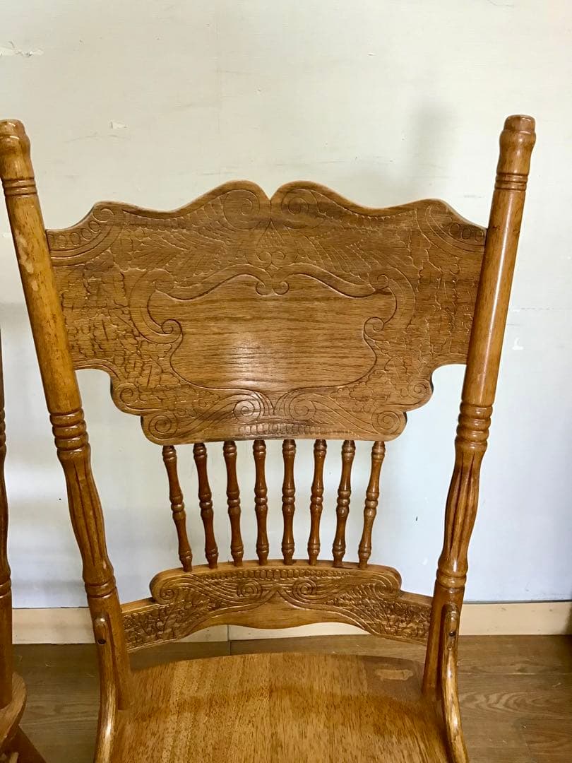 トモダン☆管845☆シンリー☆shin lee☆手彫彫刻☆ダイニングチェア