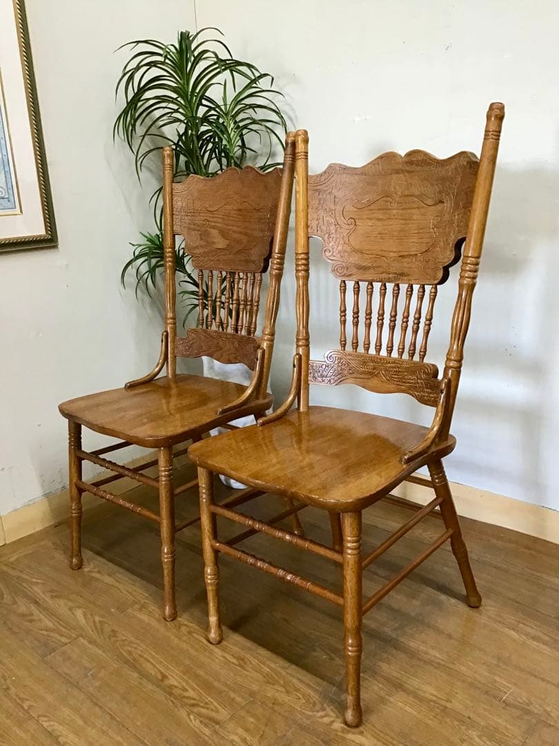 トモダン☆管845☆シンリー☆shin lee☆手彫彫刻☆ダイニングチェア