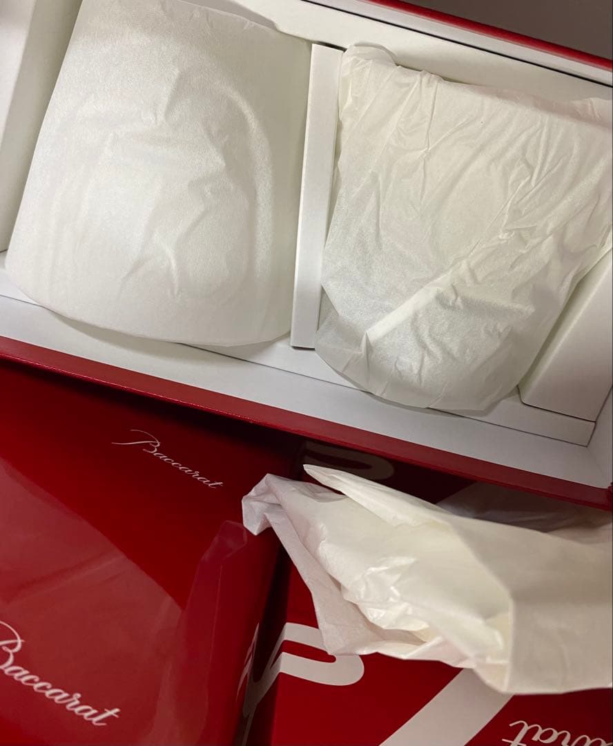 新品 Baccarat バカラ 日本限定 年号2012 ペアグラス