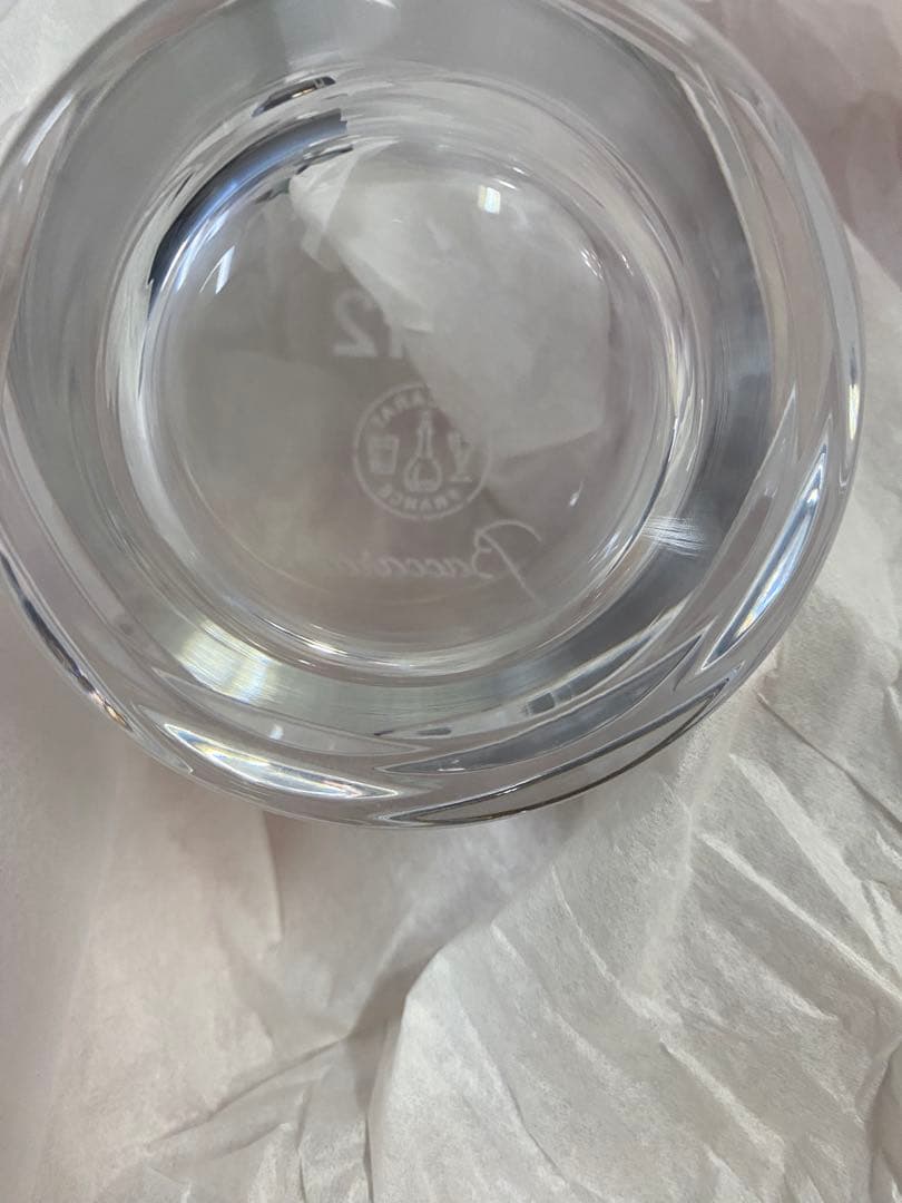 新品 Baccarat バカラ 日本限定 年号2012 ペアグラス