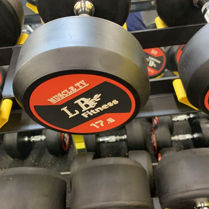 30%割引ラバーダンベル　22.5kg 32.5kg kg各2個