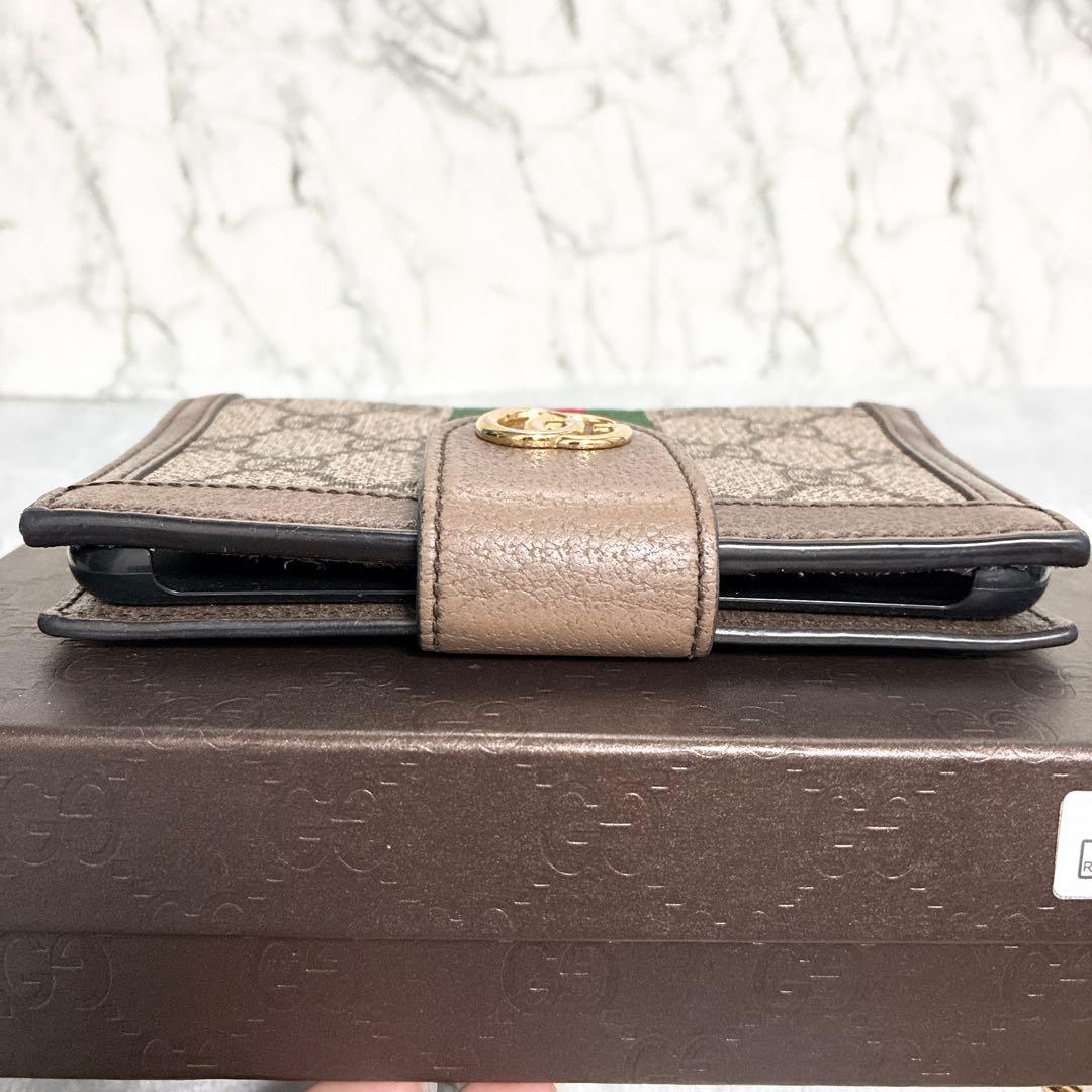 ✨極美品✨ グッチ　オフディア　チェーン　iPhoneX/XS対応　スマホケース