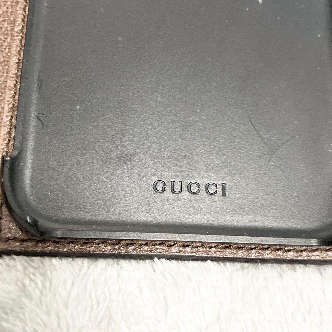 ✨極美品✨ グッチ　オフディア　チェーン　iPhoneX/XS対応　スマホケース