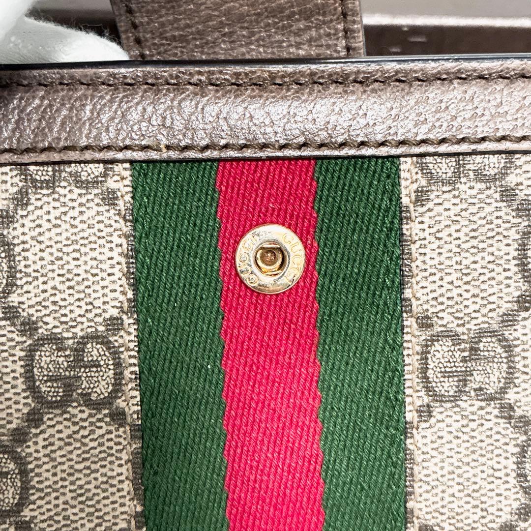 ✨極美品✨ グッチ　オフディア　チェーン　iPhoneX/XS対応　スマホケース