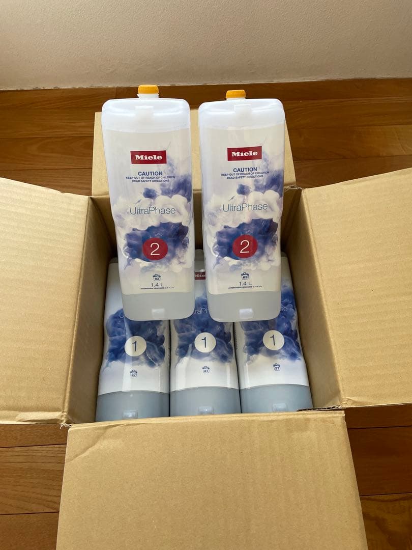 Miele UltraPhase 1 & 2 1.4L 5本セット