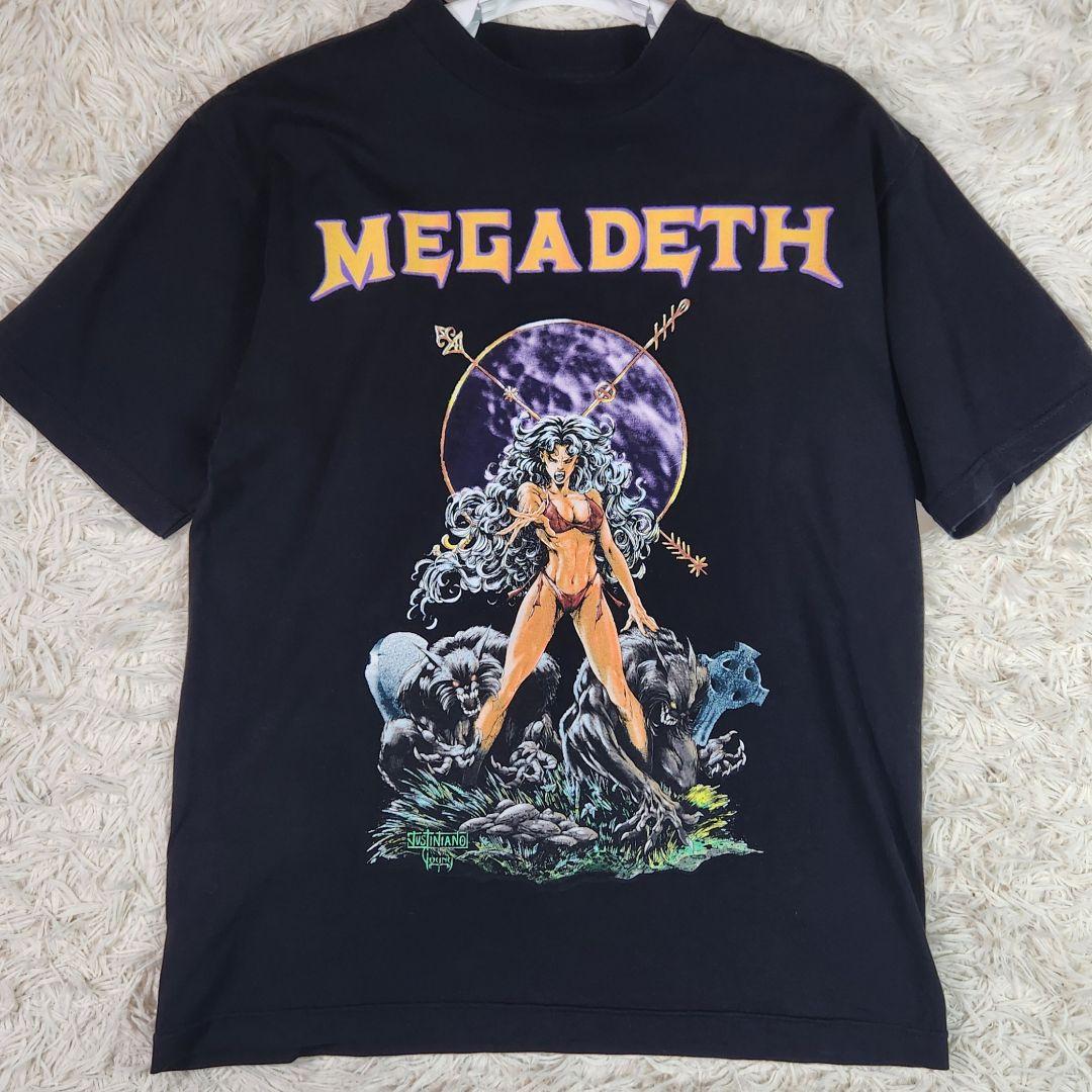 美品 入手困難 GIANT MEGADETH メガデス VINTAGE Tシャツ
