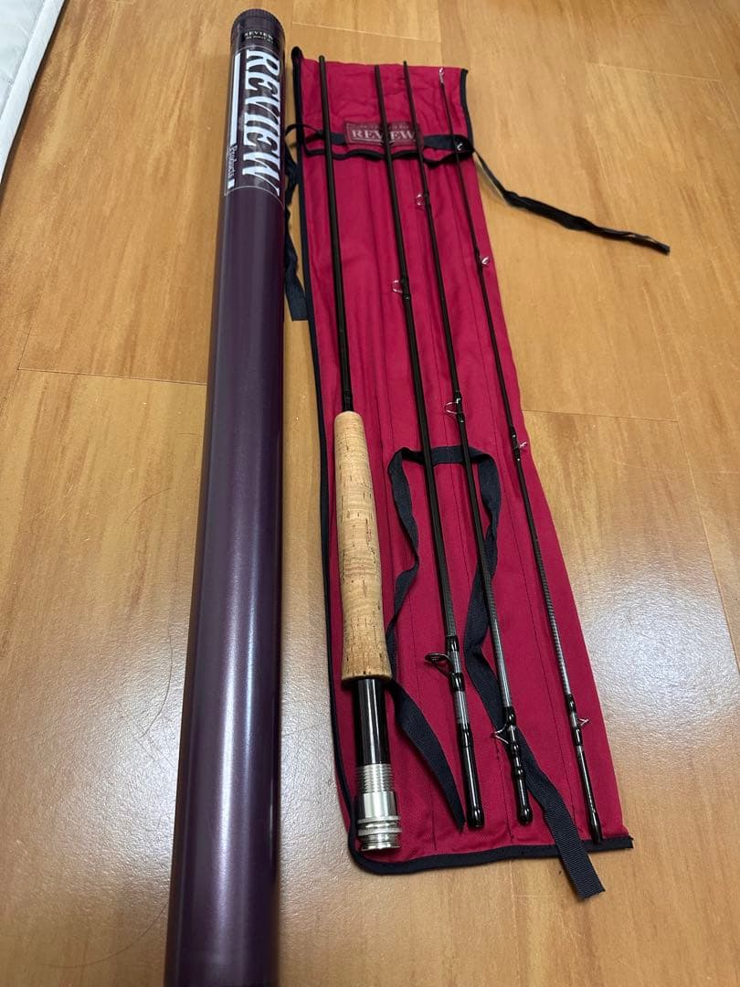 REVIEW RX 8045T フライロッド 8f 4-5#