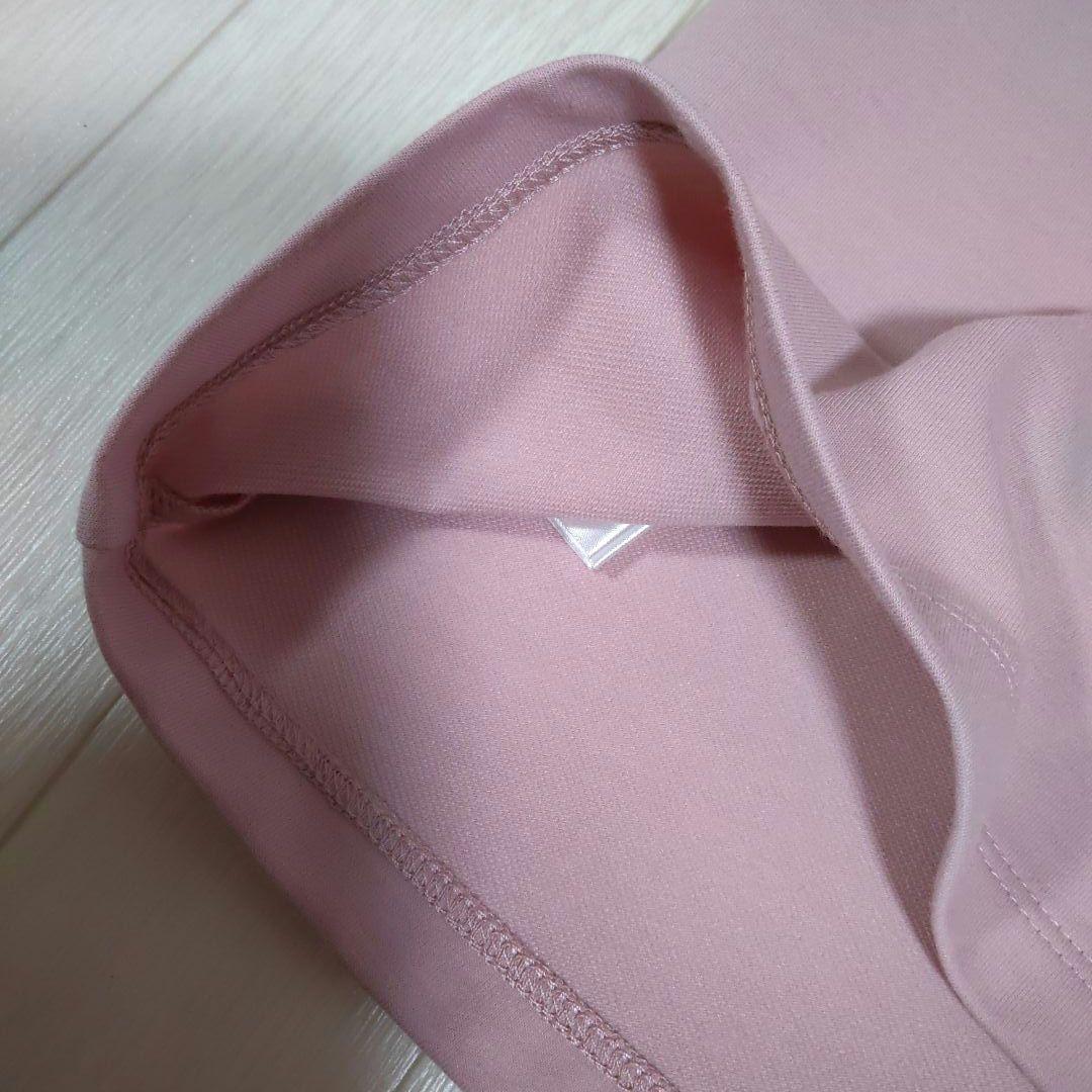 ケイトスペード120サイズ　袖切り替えボウワンピース　ピンク　五分袖　春秋