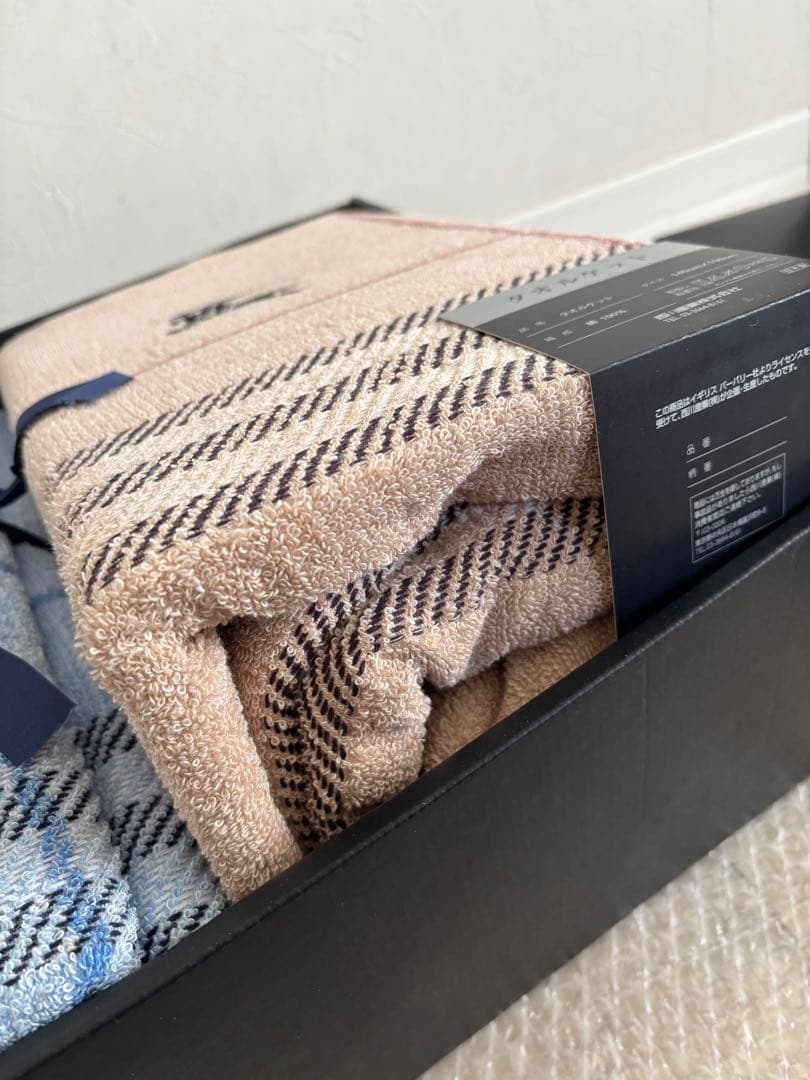 BURBERRY バーバリー ノバチェック タオルケット 西川産業日本製２セット