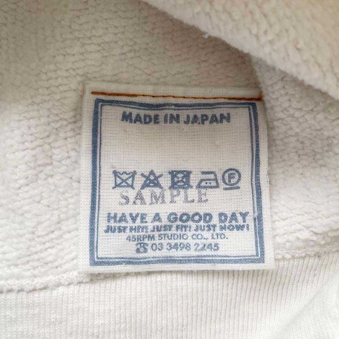 45R　偉人ゴートン君プリント裏毛の908クルー　トレーナー　カットソー