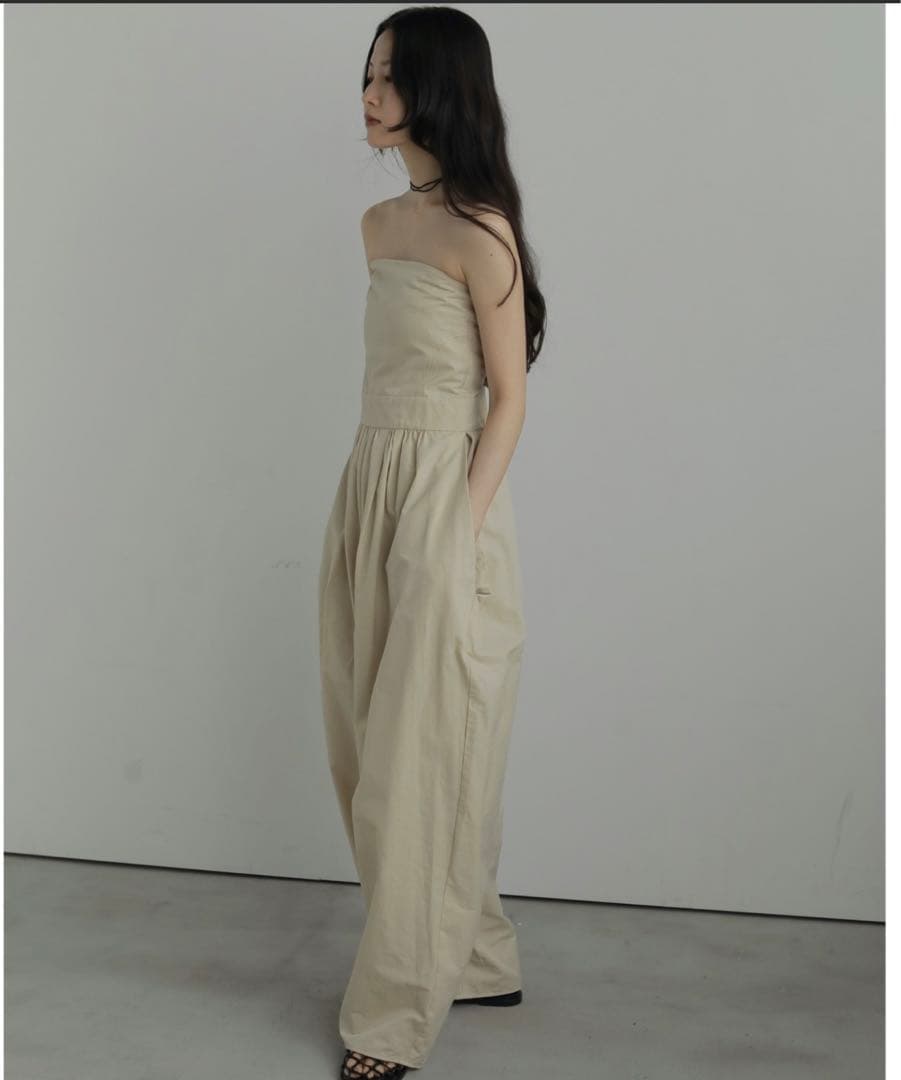 サロペット・オーバーオール・オールインワン anuke Wide Bare Combinaison 38