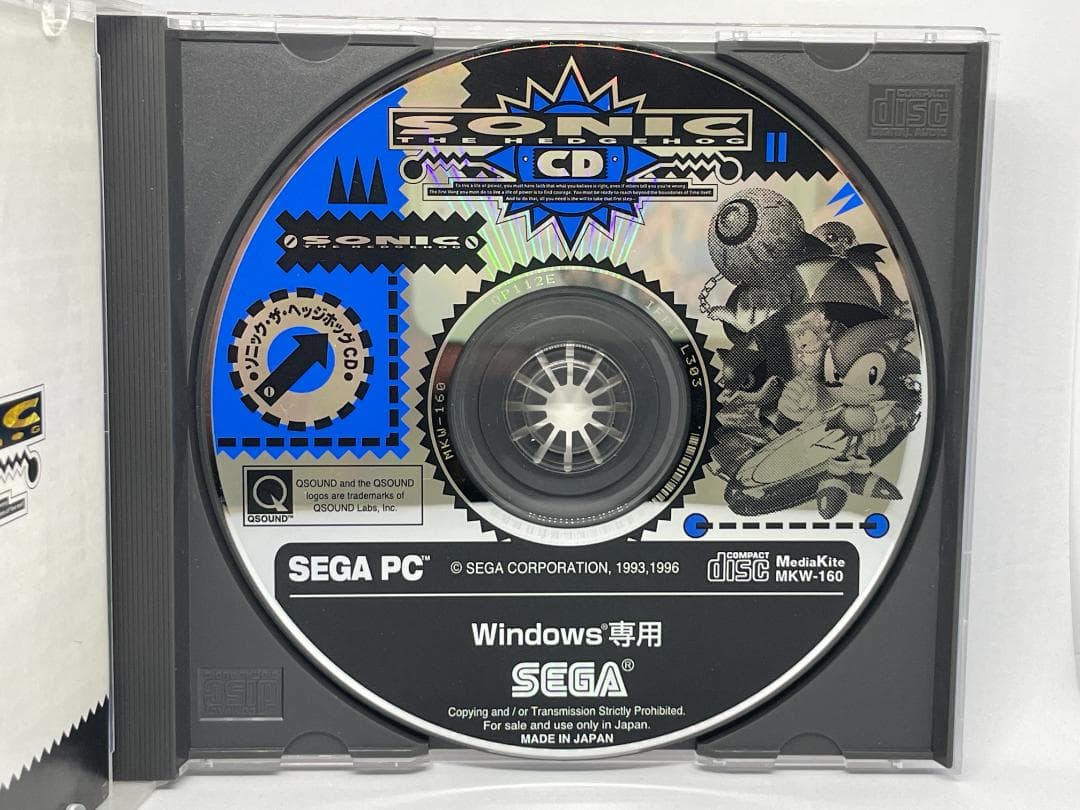 SEGA ソニック ザ ヘッジホッグ CD PCゲーム