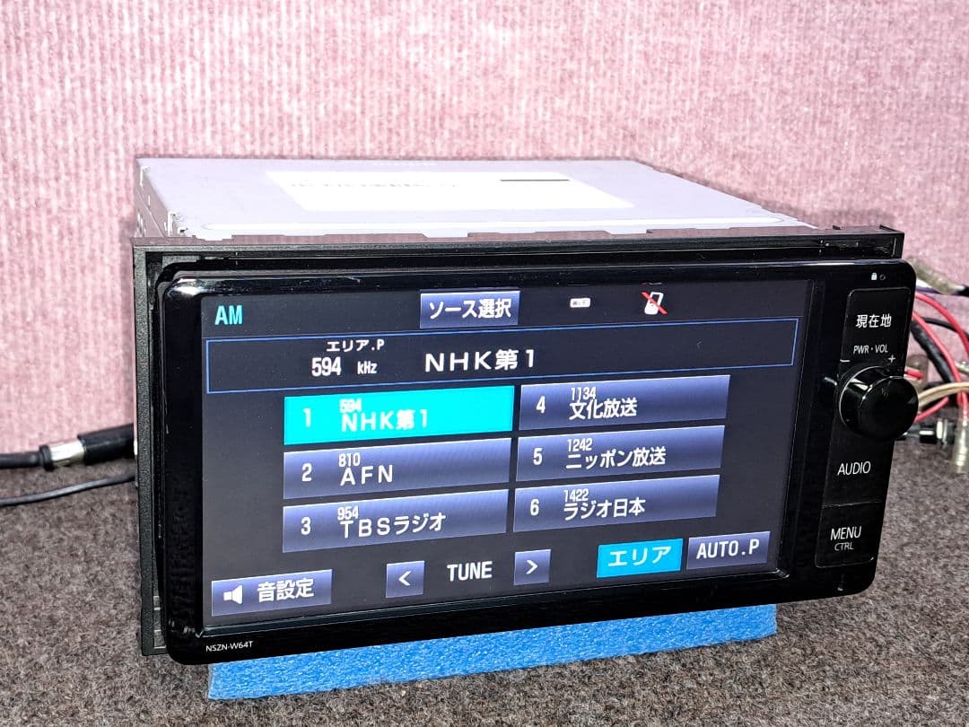タッチ新品・2016年秋地図★トヨタ NSZN-W64T BT・地デジ★動作良好