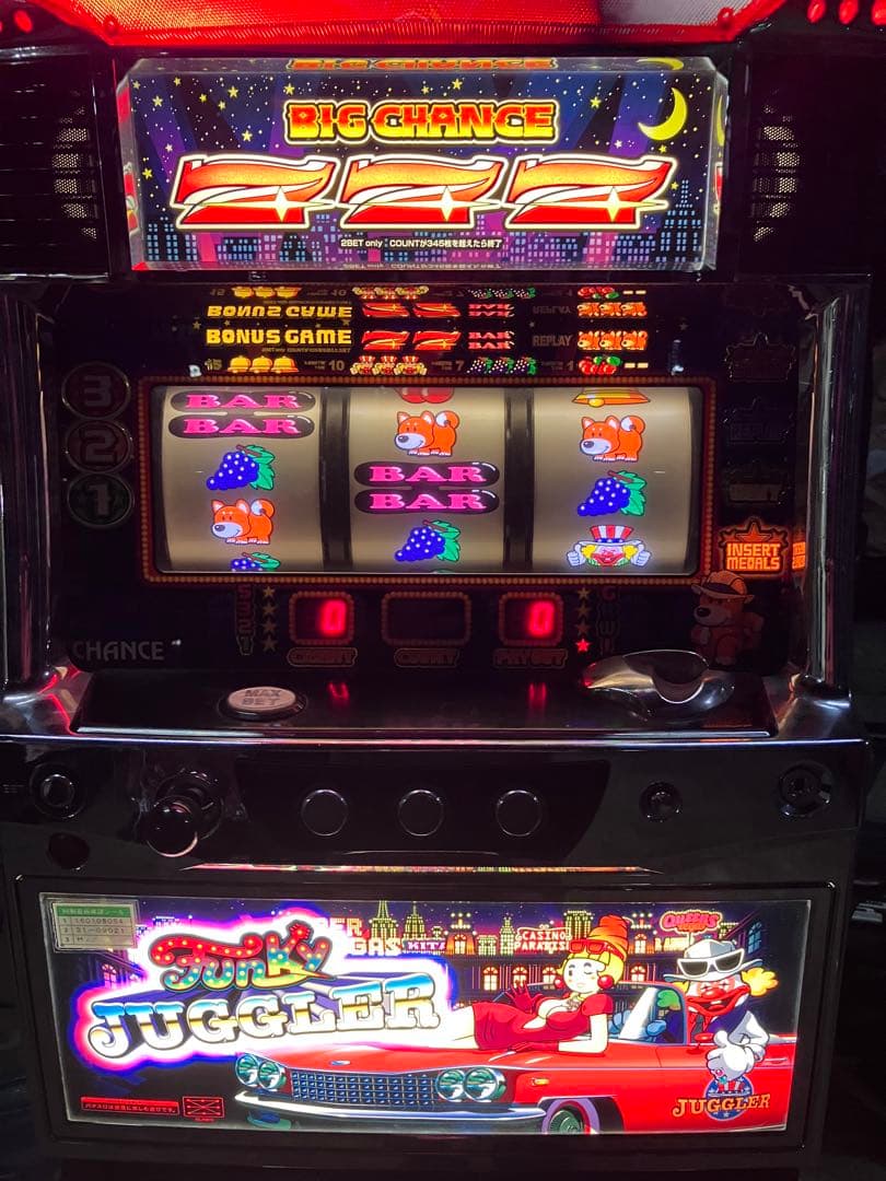 引き取り限定　パチスロ実機　ファンキージャグラー　5号機