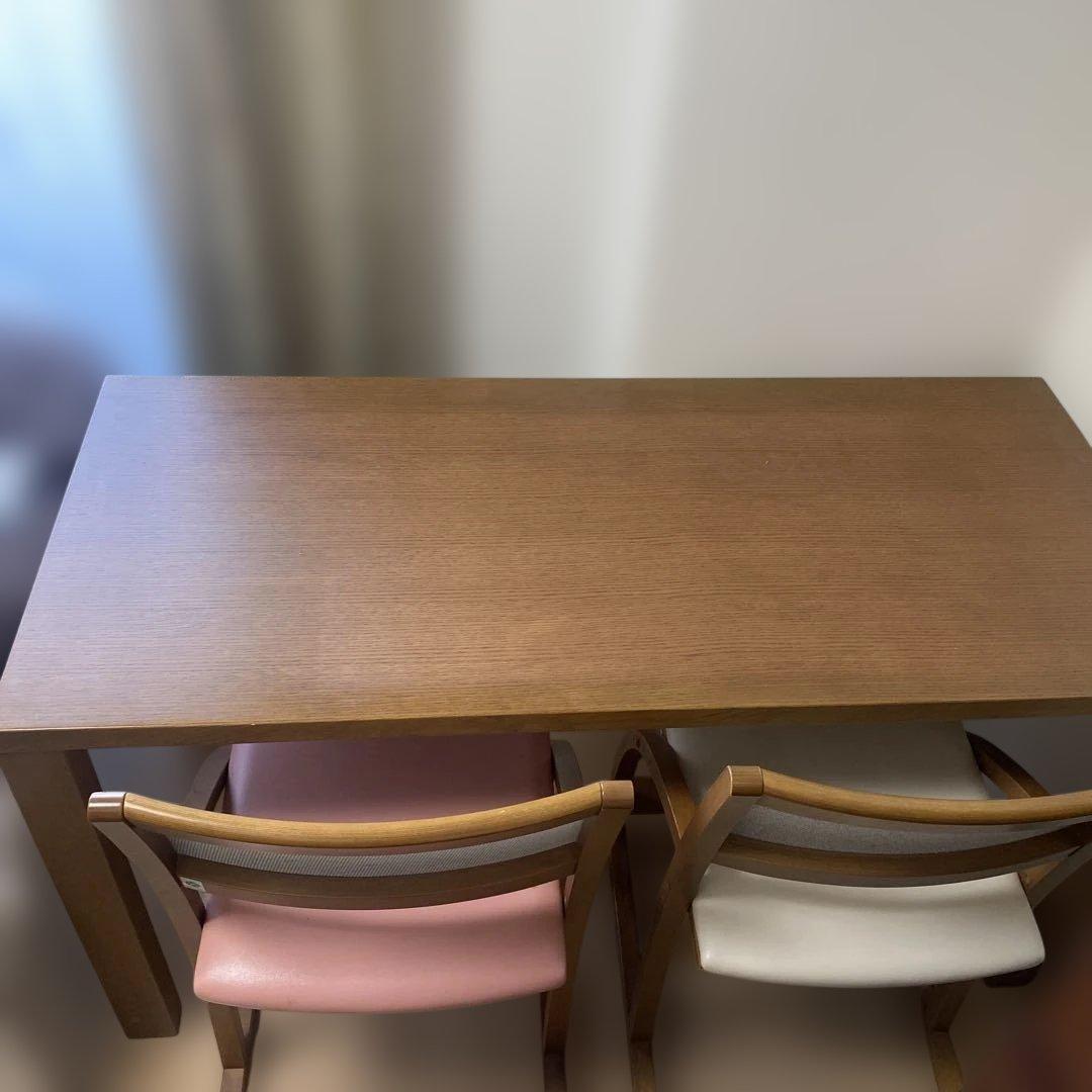 カリモク学習机ボナシェルタ幅広1350mm親子勉強