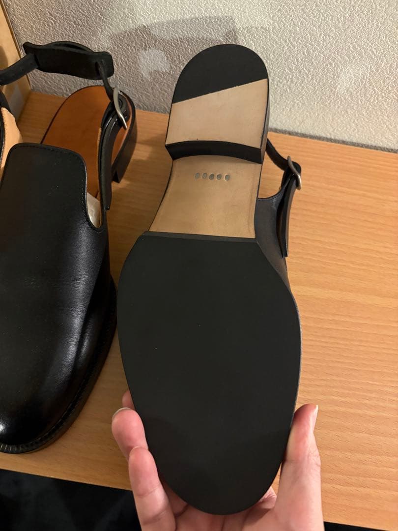 靴 Hender Scheme / Chameleon Strap BLACK 5