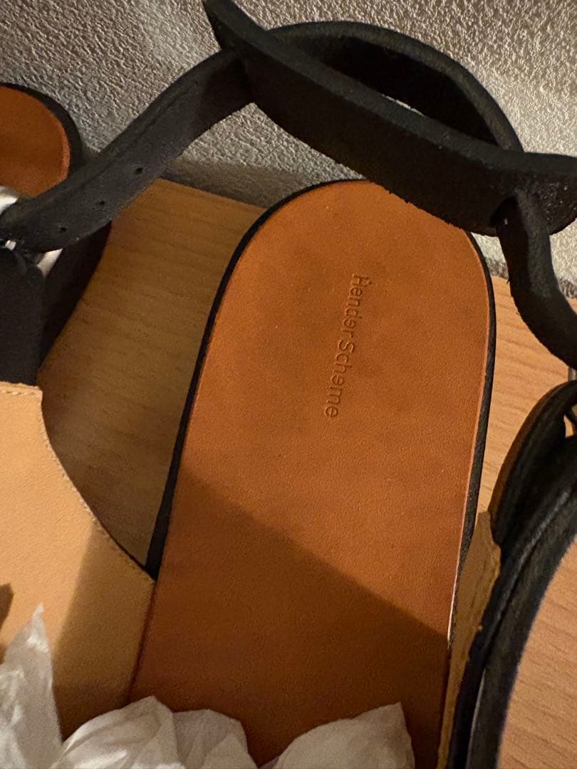 靴 Hender Scheme / Chameleon Strap BLACK 5