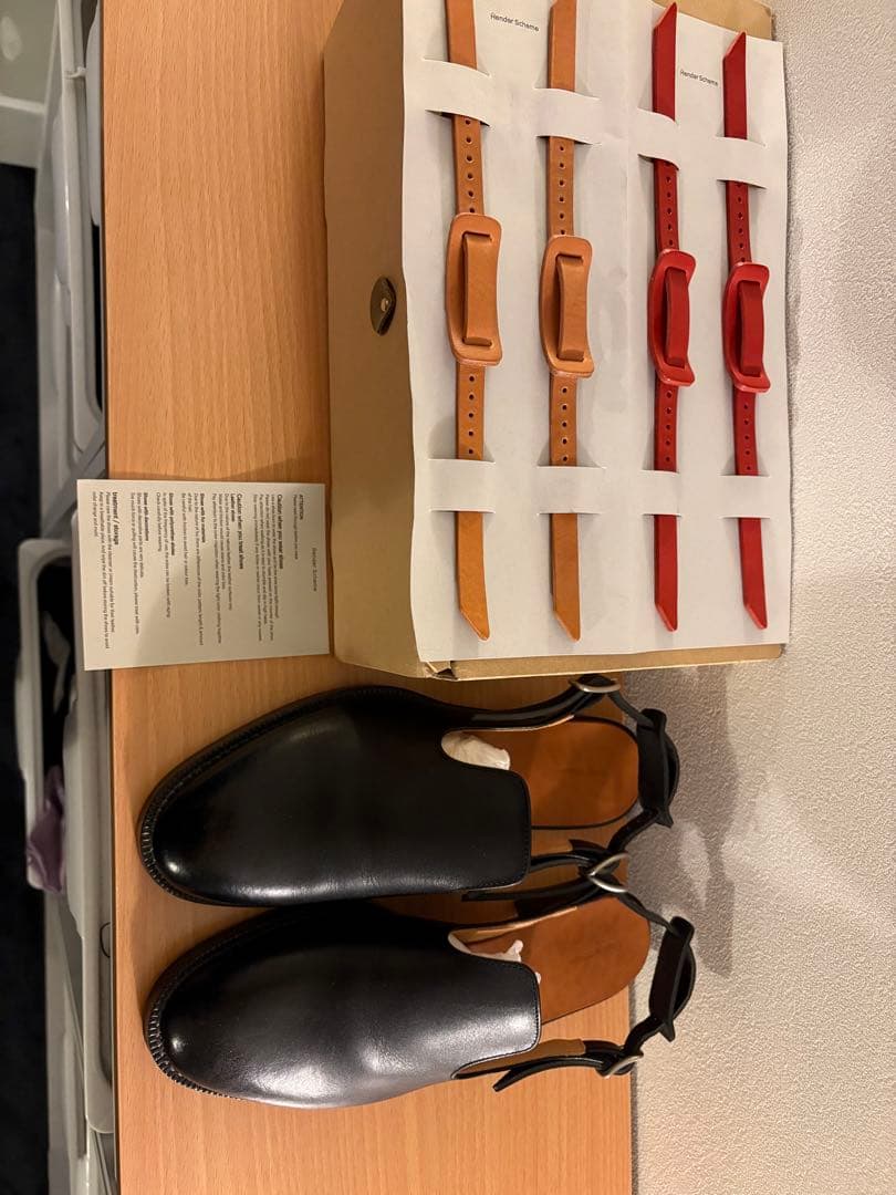 靴 Hender Scheme / Chameleon Strap BLACK 5