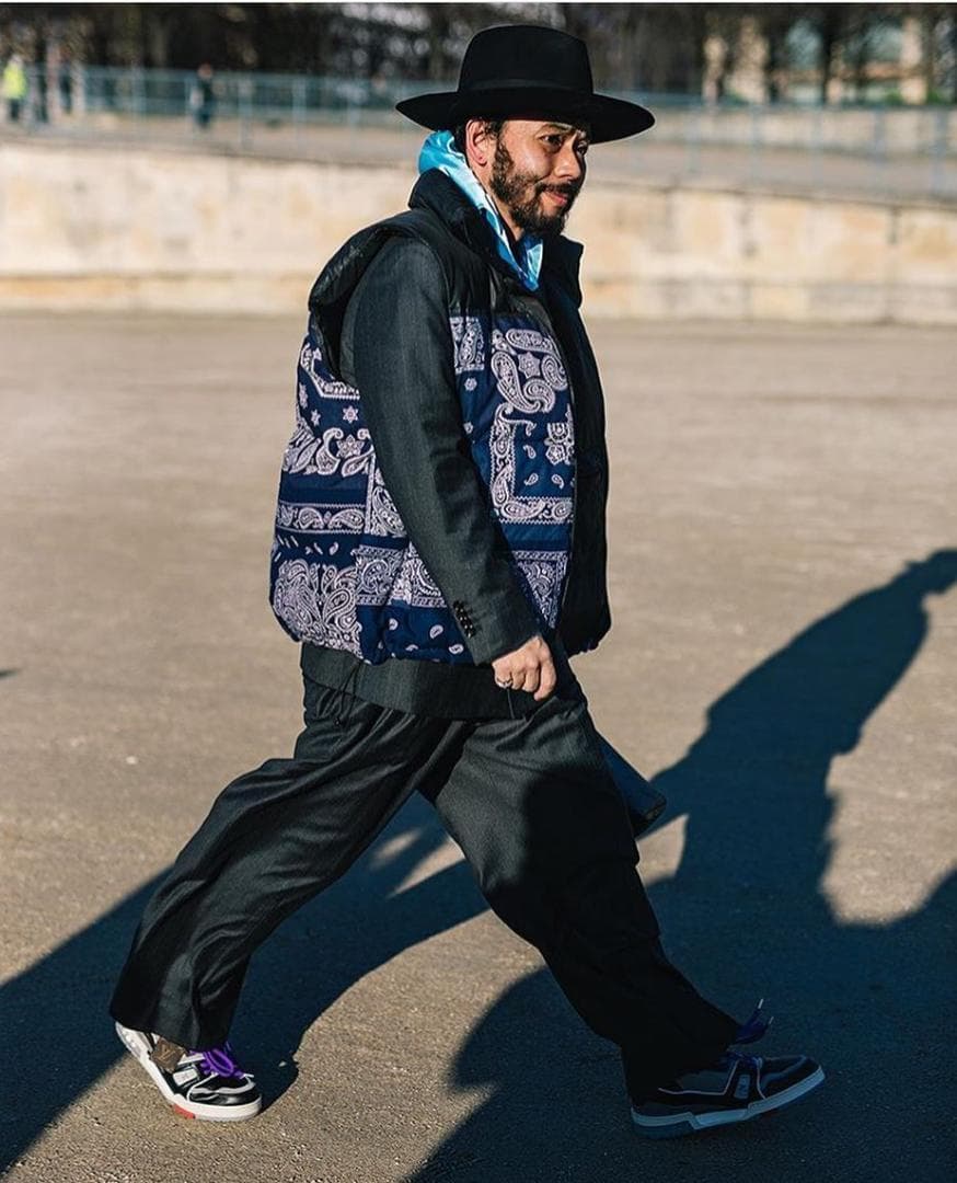 Miyagi Hidetaka Down Vest バンダナ ダウンベスト